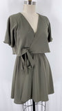 Gianni Bini Green Split Sleeve Dress, S