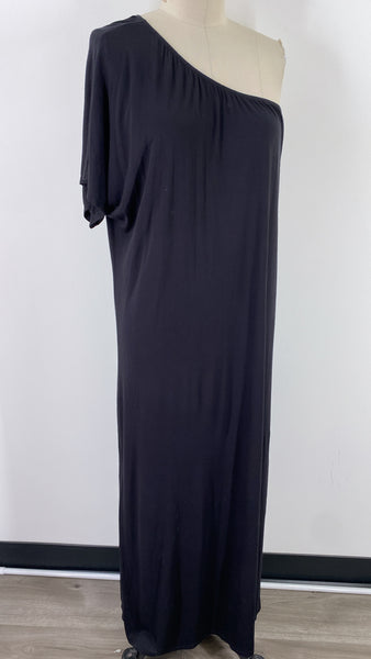 New Ninexis Black One Shoulder Dress, L