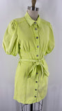 New Flying Tomato Green Denim  Dress, L