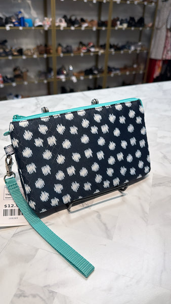 Thirty One Blue Wristlet, 8"X4.5"