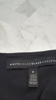 White House Black Market Black Floral Skirt, 6