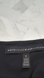 White House Black Market Black Floral Skirt, 6