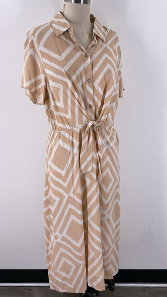 Luxology Tan Dress, L