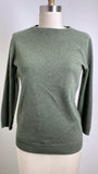 Talbots Green 100% Cashmere Sweater, M