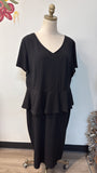 Agnes Orinda Black Dress, 2X