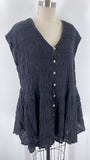 Day + Moon Black Pocket Oversized Dress, S