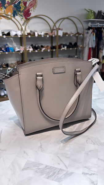 Kate Spade Gray Crossbody Bag, 14"x9"