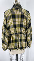 We the Free Plaid Top, L
