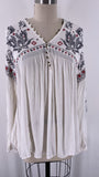 Free People White Top, L