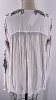 Free People White Top, L