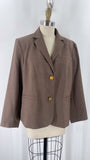 Calvin Klein Brown Blazer Jacket, 18