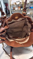 Michael Kors Brown Leather Hamilton Bag, 14"x13"
