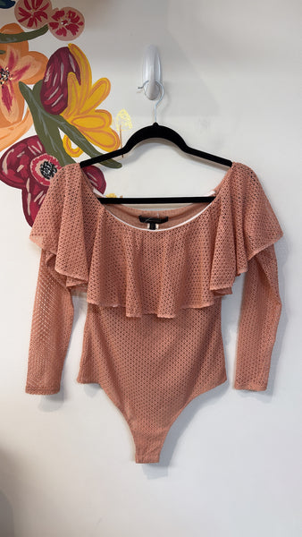 BCBGMaxAzria Pink Bodysuit, S