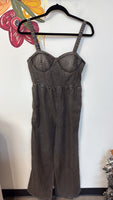 New Bog Collective Gray/Black Jumpsuit, S