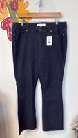 Isaac Mizrahi High Rise Baby Boot Jeans, 14