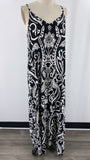 MSK Black/White Dress, M