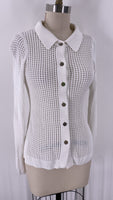White House Black Market Open Stitch Cardigan, S