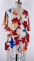 New Skies Are Blue Floral Top, 1X