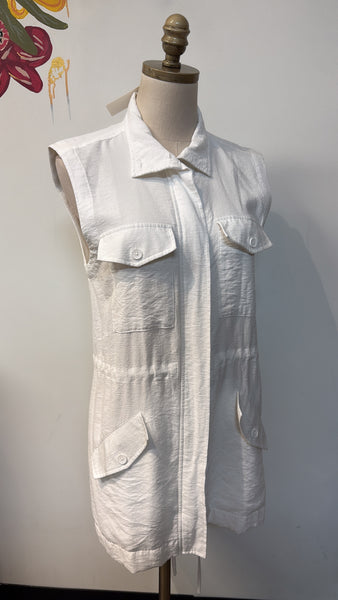 DKNY White Vest, S
