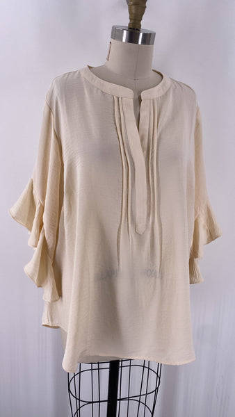 New Vince Camuto Ivory Top, 2X