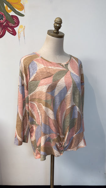 New Democracy Print Top, 1X