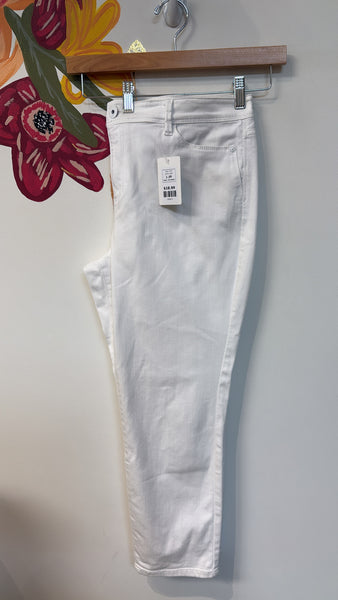 J. Jill White Slim Ankle Jeans, 16 Petite