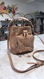 Pond LA Tan Le Poche Bucket Bag, 6.5"x 7.5"x 4.75" (retail $179)