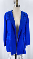 Naven Blue Open Front Jacket, XS