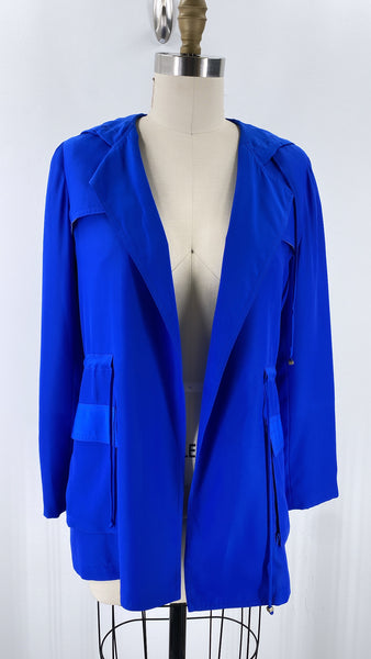 Naven Blue Open Front Jacket, XS