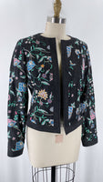Dana Buchman Denim Embroidered Jacket, 4