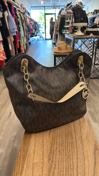 Michael Kors Brown Shoulder Bag, 16"x11"