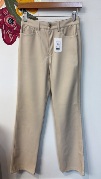 Zara Faux Leather Jeans, 2