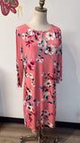 New White House Black Market Tea Rose floral Dress, L