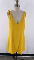 1.State Yellow Tie Shoulder Dress, M