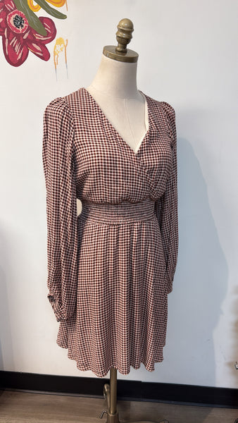 Gianni Bini Plaid Dress, L