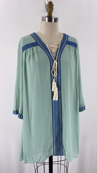 New Entro Green Dress, M