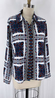 Tommy Hilfiger Blue/White Top, M