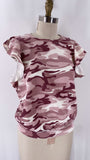 New t.la Pink Camo Anthropologie Top, M