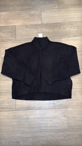 All Saints Black Wool Blend Sweater, M (retail $200)