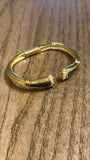 Kenneth Jay Lane Gold Hinge Bracelet