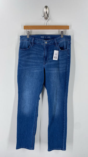 Old Navy High Rise Wow Straight Jeans, 12 Petite