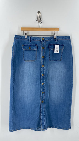 New Cato Denim Skirt, 20W