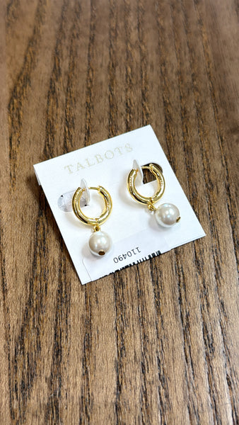 New Talbots Gold Earrings