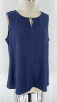 New Calvin Klein Blue Top, 1X