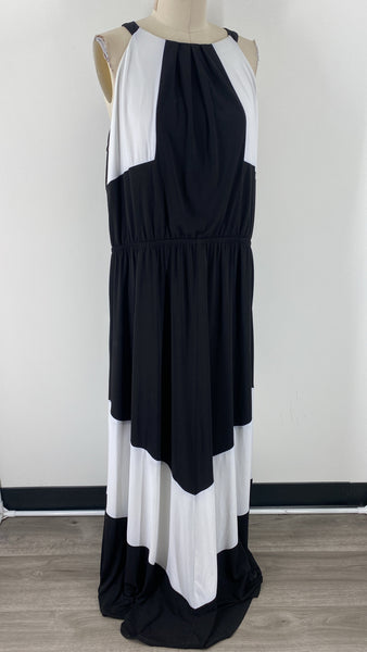 Vince Camuto Black/White Dress, 18W