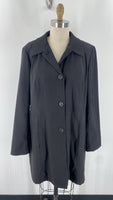 Utex Design Black Belted Jacket, L