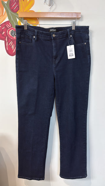 Buffalo Alyssa High Rise Straight Leg Jeans, 12