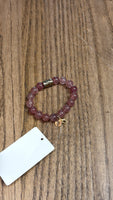 Bourbon and Boweties Stone Stretch Bracelet