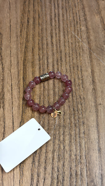 Bourbon and Boweties Stone Stretch Bracelet