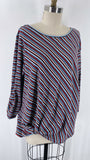 I.N. Studio Stripe Top, 2X